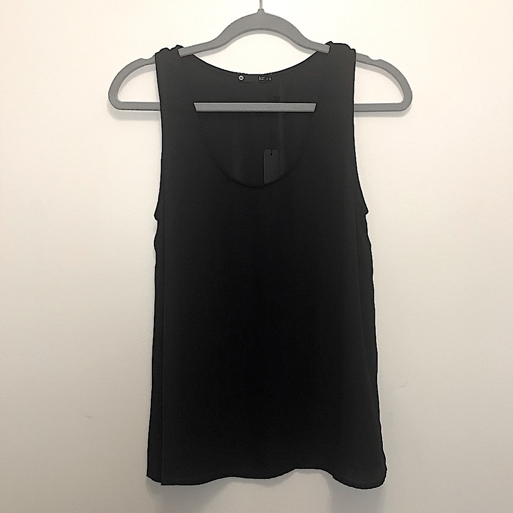 Krisa Semi Sheer Tank Top